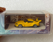 Load image into Gallery viewer, YM 1:64 JDM Yellow Supra Racing Sports Model Diecast Resin Car
