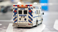 Load image into Gallery viewer, 1:64 596 White E450 Ambulance Police Emergency Van Model Diecast Metal Car New Collection
