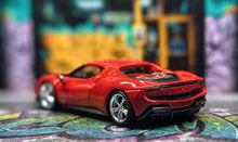 Load image into Gallery viewer, Zincit 1:64 Red 296 GTB Racing Sports Model Diecast Metal Car New Collection
