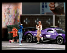 Load image into Gallery viewer, 1:64 Painted Figure Model Miniature Resin Diorama Toy Sand Happy Lady Girl Cute
