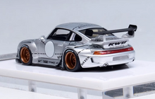 Load image into Gallery viewer, Fuelme 1:64 Silver Phantom RWB 993 Racing Sports Model Diecast Resin Car New
