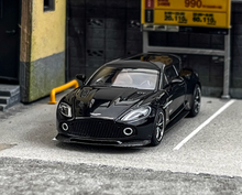 Load image into Gallery viewer, King 1:64 Black Vanquish Zagato Hatchback Sports Model Diecast Metal Car New Collection

