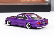 Load image into Gallery viewer, RM 1:64 Purple 560 SEC AMG W126 Coupe Sports Model Diecast Metal Car New Collection

