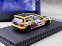 Load image into Gallery viewer, SW 1:64 Civic EG6 Sir Dragon Ball Hatchback Sports Model Diecast Metal Car New Collection
