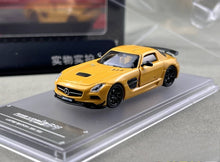 Load image into Gallery viewer, FW 1:64 Yellow SLS BS Coupe Sports Open Model Diecast Metal Car New Collection
