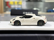 Load image into Gallery viewer, 1:64 CL Pearl White Romeo 4C Coupe Sports Model Diecast Resin Car New Collection
