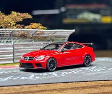 Load image into Gallery viewer, CG 1:64 Red C63 BS Coupe W204 Widebody Sports Model Diecast Metal Car New Collection

