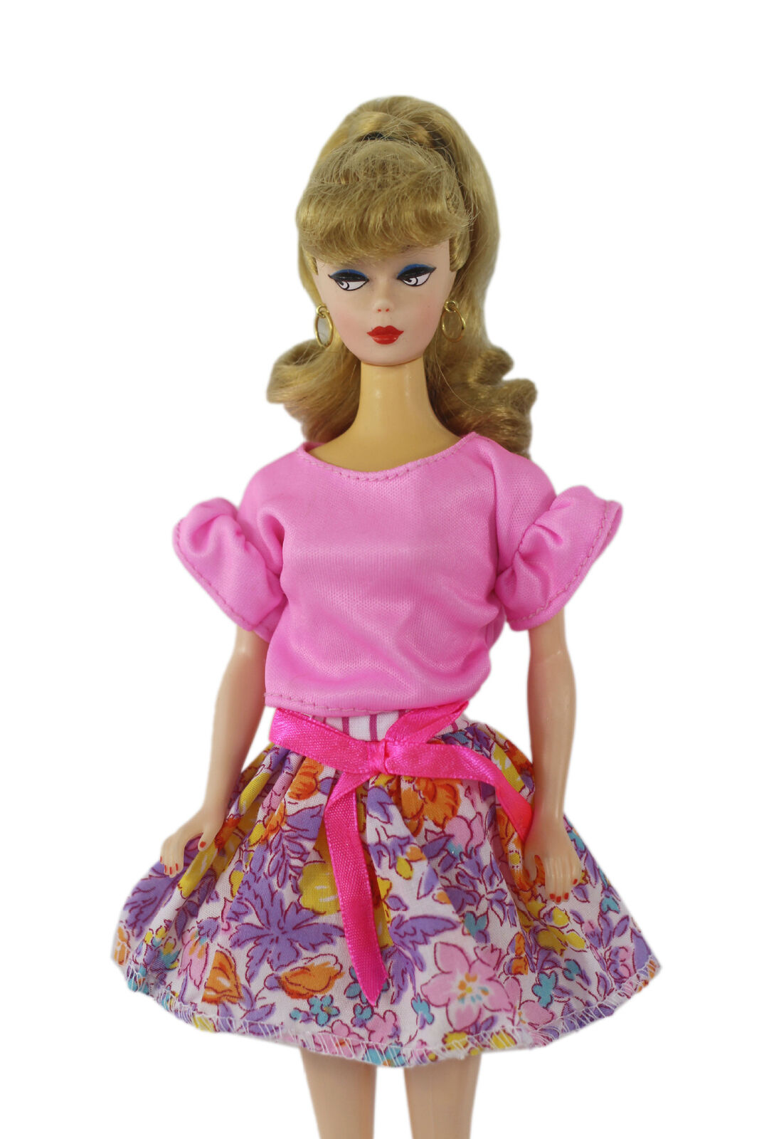 Barbie doll clothes  Floral top for Barbie doll