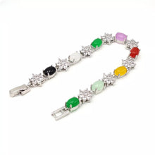 Load image into Gallery viewer, Nature Jade Beaded Bracelet Jewelry Blessing Lucky Fortune Gift For Her Fashion
