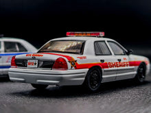 Load image into Gallery viewer, Rollin 1:64 HEC White NYCSO CV CROWN VICTORIA Model Diecast Metal Car New Collection
