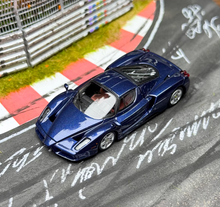 Load image into Gallery viewer, King 1:64 Blue ENZO Racing Sports Open Model Diecast Metal Car New Collection
