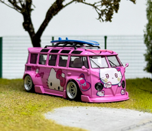 Load image into Gallery viewer, LMLF 1:64 Pink VW T1 RWB Van Bus Camper Kombi Model Diecast Metal Car New Collection
