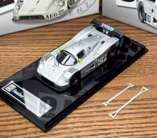 Load image into Gallery viewer, YS 1:64 Silver C9 #62 Racing Sports Model Diecast Metal Car New Collection
