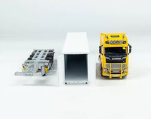 Load image into Gallery viewer, UM 1:64 Yellow Scania730S Container Delivery Truck Model Diecast Metal Car BN
