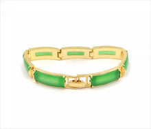 Load image into Gallery viewer, Nature Jade Beaded Bracelet Jewelry Blessing Lucky Fortune Gift For Her Green g
