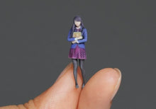 Load image into Gallery viewer, 1:64 Painted Figure Model Miniature Resin Diorama Sand Kawaii Cute Girl Uniform
