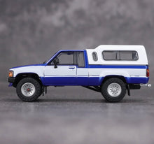 Load image into Gallery viewer, GCD 1:64 1985 Blue Hilux Xtra Cab Pickup Truck Model Diecast Metal Car New Collection
