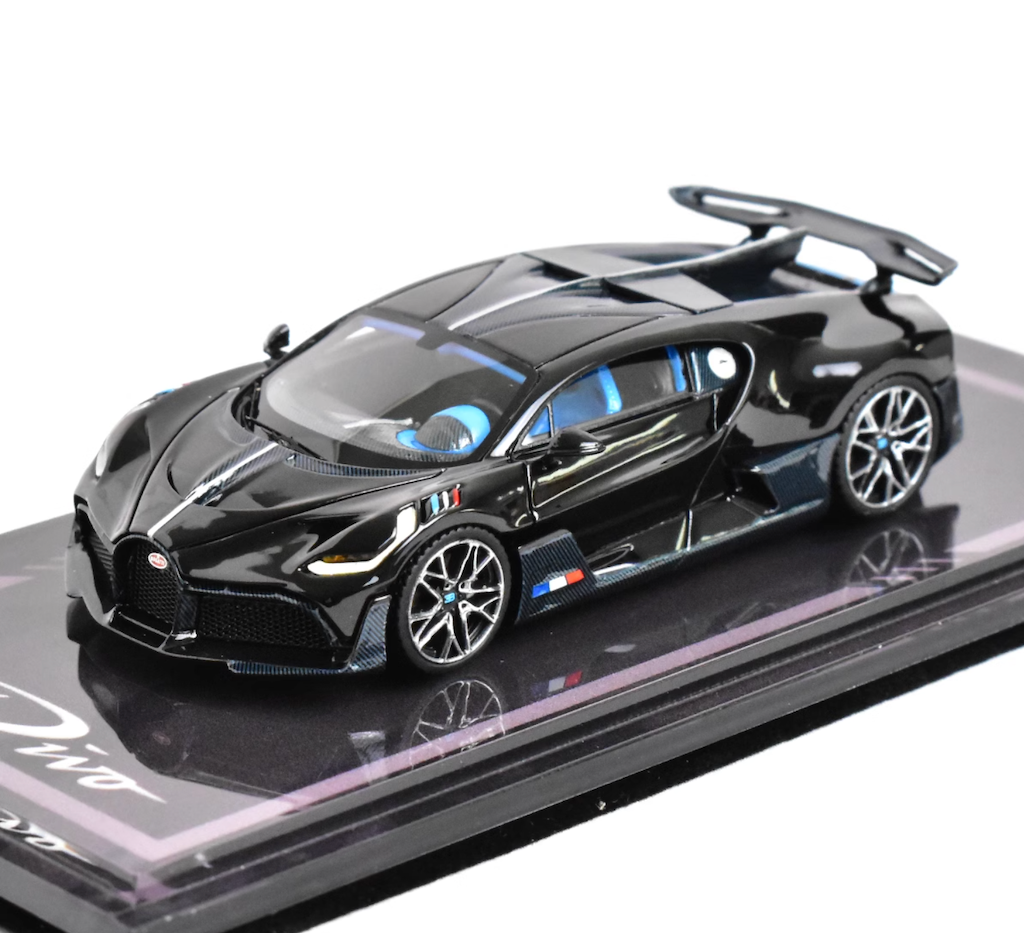 404Error 1:64 Black Divo Super Racing Sports Model Diecast Resin Car New