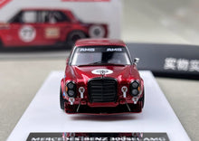 Load image into Gallery viewer, SW 1:64 Red 300SEL #77 Widebody Sedan Sports Model Diecast Metal Car New Collection
