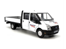 Load image into Gallery viewer, 1:76 White Transit Rapid Pickup Truck Delivery Model Diecast Metal Car New Collection

