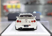 Load image into Gallery viewer, BZMW 1:64 White Skyline GTR R34 NISMO Z-Tune Sport Model Diecast Resin Car New Collection
