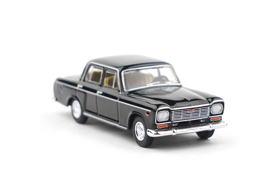 XCARTOYS 1:64 Black SH760A Shanghai Vintage Classic Sedan Model Toy Metal Car