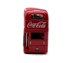 Load image into Gallery viewer, 1:76 London Double Decker Bus Santa Coke Christmas Model Diecast Metal Car New

