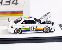 Load image into Gallery viewer, TM 1:64 Apple #89 JDM Skyline GTR R34 Sports Model Diecast Metal Car New Collection
