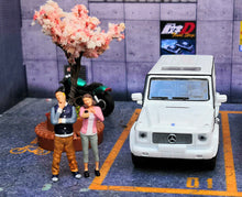 Load image into Gallery viewer, 1:64 Painted Figure Mini Model Miniature Resin Diorama Selfie Lady Man Couple
