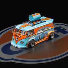 Load image into Gallery viewer, Liberty 1:64 Blue VW T1 #9 Mini Van Widebody Sport Model Diecast Metal Car New Collection
