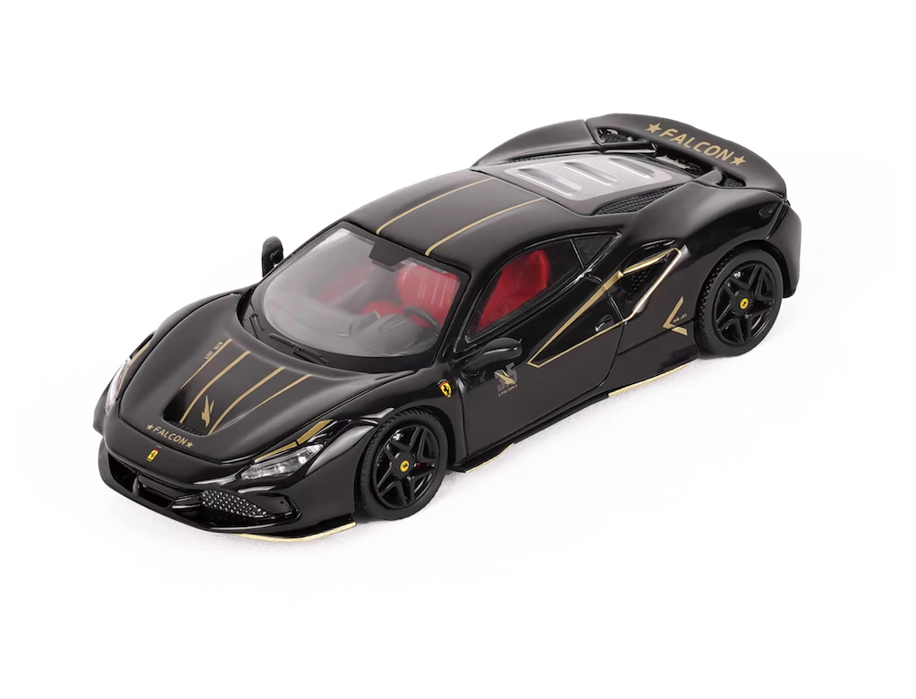 XF 1:64 Black F8 Tributo Super Racing Sports Diecast Model Metal Car New Collection