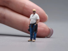 Load image into Gallery viewer, 1:64 Painted Figure Model Miniature Resin Diorama Toy Sand Standing Man Uncle
