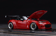 Load image into Gallery viewer, YM 1:64 Red Miata MX5 Pandem Roadster Convertible Model Diecast Resin Car New
