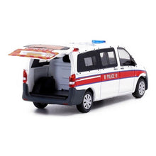 Load image into Gallery viewer, TINY 1:64 White Hongkong Police PDU Benz Vito Van Model Toy Metal Car BN
