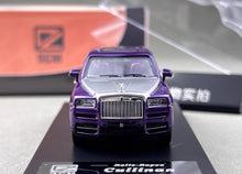 Load image into Gallery viewer, DCM 1:64 Purple Silver Hood Cullinan Luxury SUV Model Diecast Metal Car New Collection
