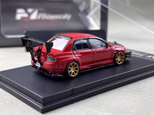 Load image into Gallery viewer, FY 1:64 Red Carbon Lancer EVO Evolution 9 IX Sports Model Diecast Metal Car
