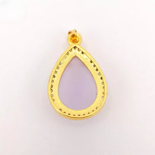 Load image into Gallery viewer, Nature Jade Water Drop Pendant Necklace Gift Jewelry charm Blessing Lucky New f
