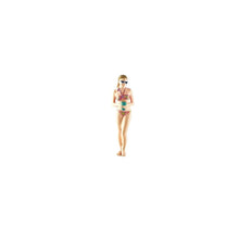Load image into Gallery viewer, 1:64 Painted Figure Model Miniature Resin Diorama Sand Beach Beauty Bikini Girl
