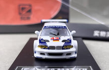 Load image into Gallery viewer, DCM 1:64 White M3 GTR E46 #43 Widebody Sports Model Diecast Metal Car New Collection
