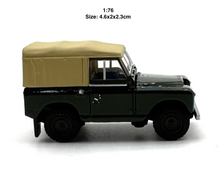 Load image into Gallery viewer, 1:76 1948 Military Land Rover II SUV Off Road Model Diecast Metal Car New
