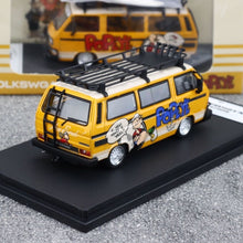 Load image into Gallery viewer, Mortal 1:64 Yellow VW T3 Multi Van Camper Sport Model Diecast Metal Car BN
