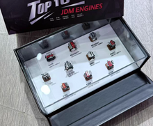Load image into Gallery viewer, 1:64 JDM EJ20 RB26 SR20 2JZ 4AGE 4G63T F20C K20A B16B Engine Model Resin Car
