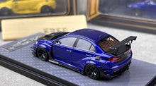 Load image into Gallery viewer, 404Error 1:64 Blue Lancer EVO X Varis Widebody Model Diecast Resin Car New
