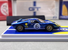 Load image into Gallery viewer, FY 1:64 Blue #6 GT40 MK1 MK2 Coupe Racing Sports Model Diecast Metal Car New Collection
