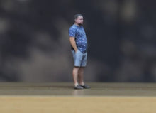 Load image into Gallery viewer, 1:64 Painted Figure Model Miniature Resin Diorama Sand Fat Man Standing Posture
