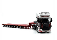 Load image into Gallery viewer, OXFORD 1:76 Scania Multi-axle Low Load Trailer Truck Model Diecast Metal Car New
