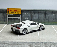 Load image into Gallery viewer, FINE 1:64 White Novitec SF90 Wheel Racing Sports Model Diecast Metal Car New
