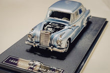 Load image into Gallery viewer, GFCC 1:64 Ice Blue 1959 300D Classic Vintage Sport Model Diecast Metal Car New Collection
