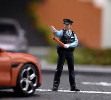 Load image into Gallery viewer, 1:64 Painted Figure Model Miniature Resin Sand Policeman Set Five People Police

