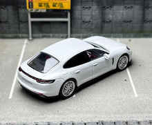 Load image into Gallery viewer, 1:64 Furuya White Panamera Turbo Sports Model Diecast Metal Car BN
